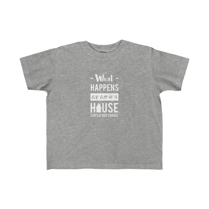 Toddler Size What Happens at Avó's House Tee (2T-5/6T)