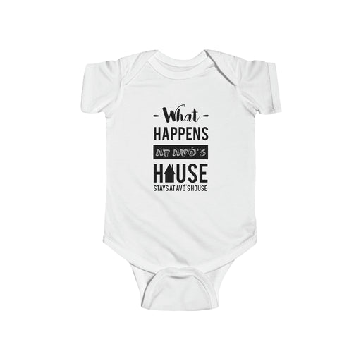 What Happens at Avó's House Onesie - Shopportuguese.com