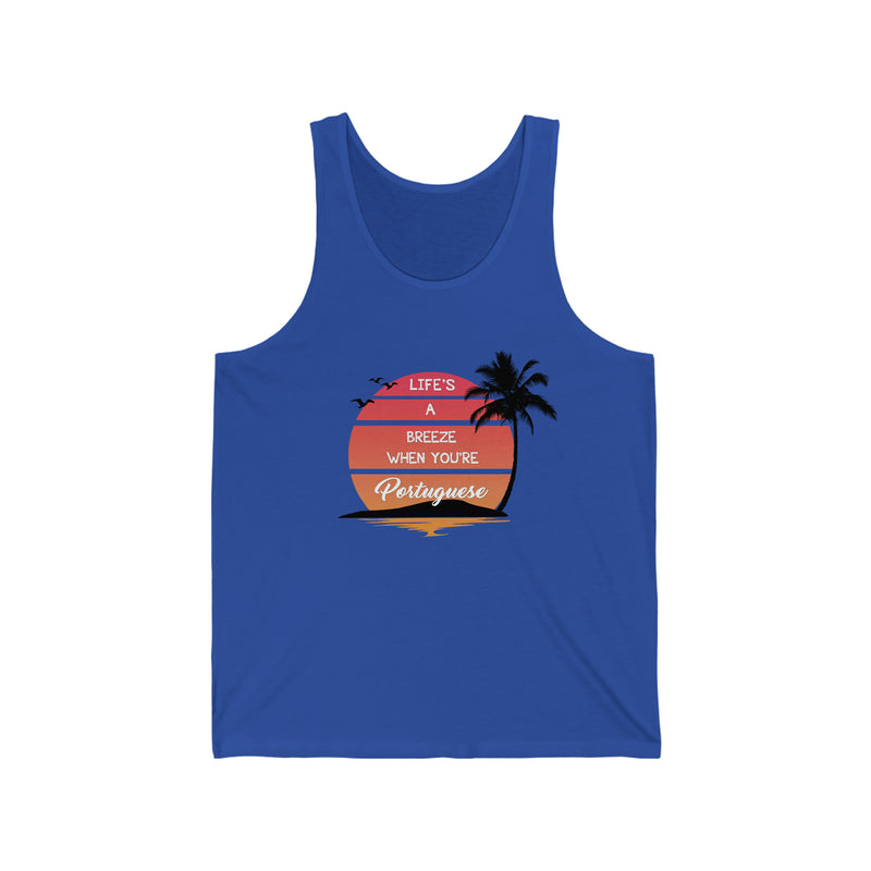Life's a Breeze When You're Portuguese Men's Tank - Shopportuguese.com