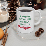 Say it in Portuguese Mug - Shopportuguese.com