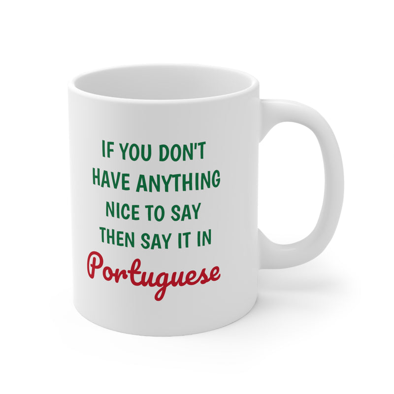 Say it in Portuguese Mug - Shopportuguese.com