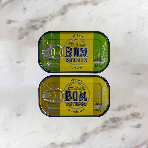 Tuna in Olive Oil or Vegetable Oil by Bom Petisco - Shopportuguese.com
