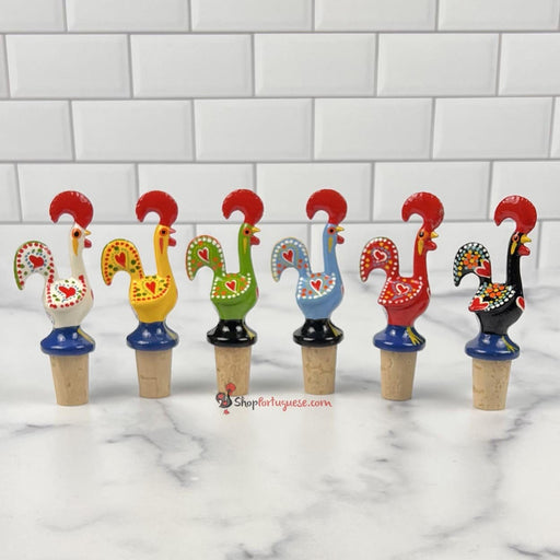 Barcelos Rooster Cork Stopper - Shopportuguese.com