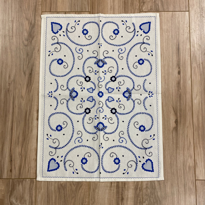 Azulejo Inspired Kitchen Towel