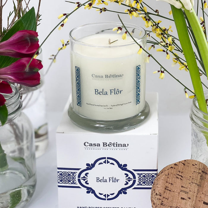 Bela Flor Aromatherapy Soy Wax Candle