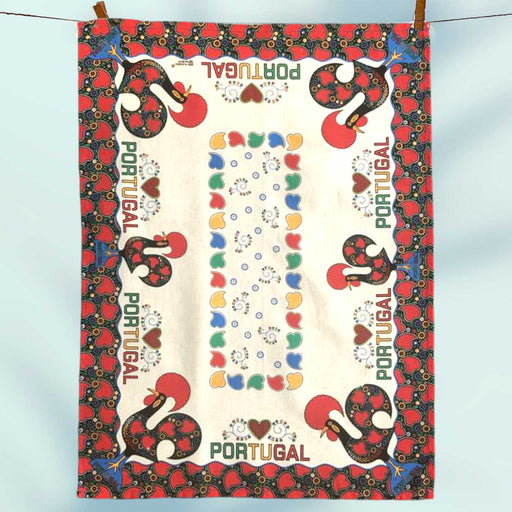 Traditional Barcelos Rooster Kitchen Towel - Shopportuguese.com