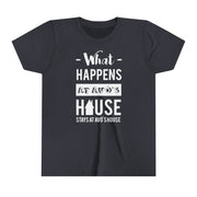 Youth Size What Happens at Avó's Tee (S-XL) - Shopportuguese.com  