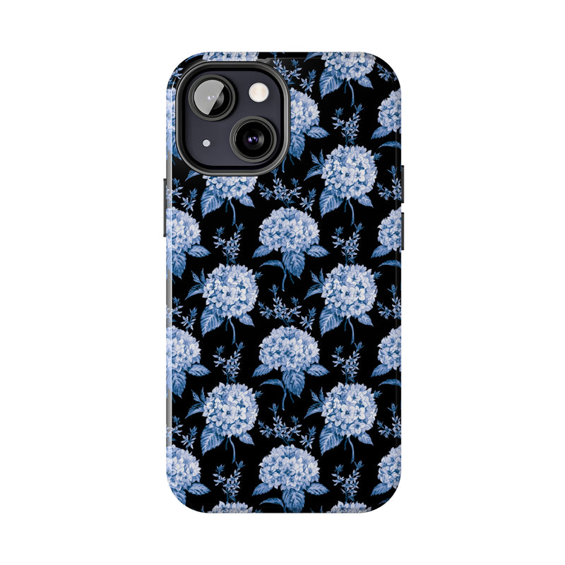 Hortênsias Black Portuguese Tile Phone Case (Apple)