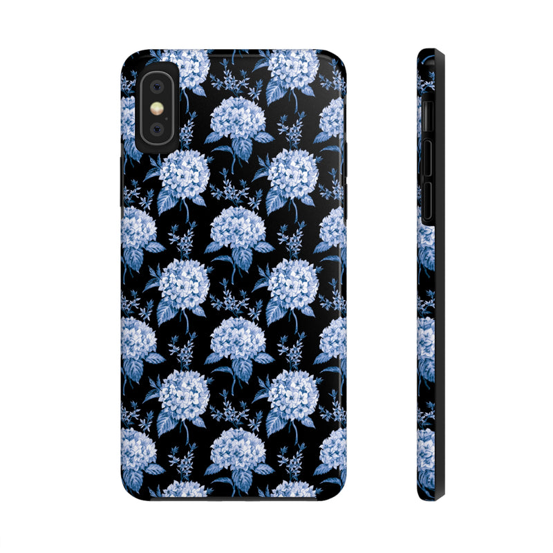 Hortênsias Black Portuguese Tile Phone Case (Apple)