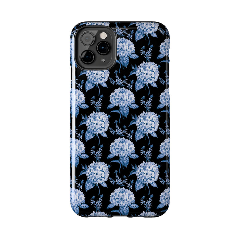 Hortênsias Black Portuguese Tile Phone Case (Apple)