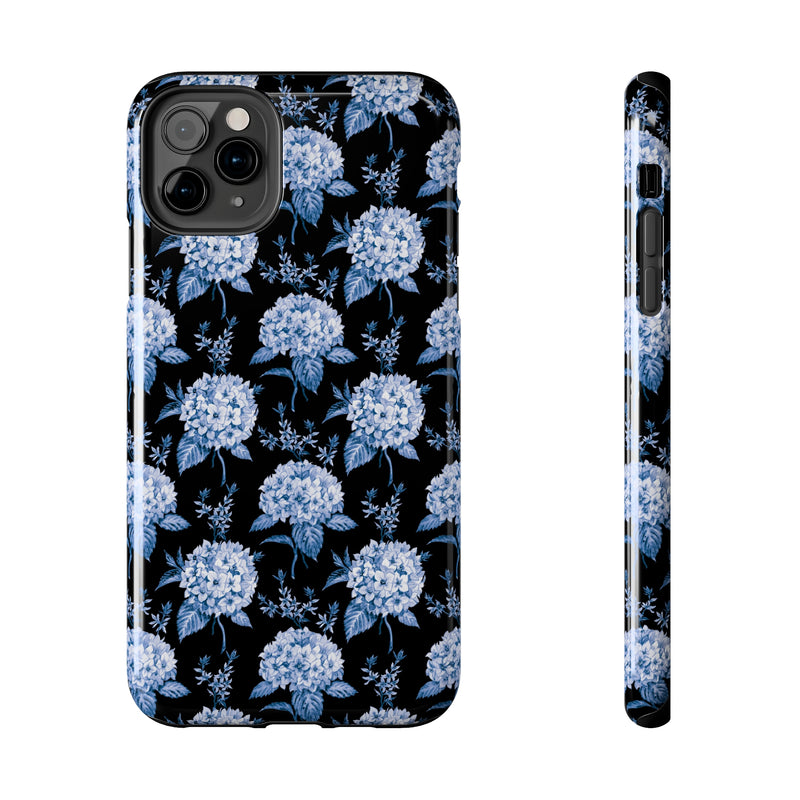 Hortênsias Black Portuguese Tile Phone Case (Apple)