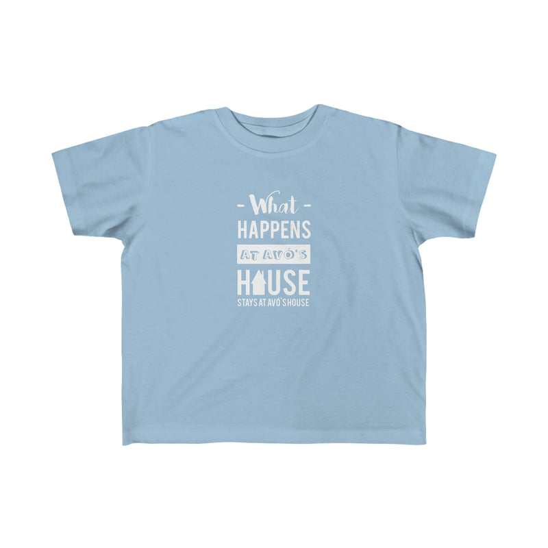 Toddler Size What Happens at Avó's House Tee (2T-5/6T) - Shopportuguese.com  