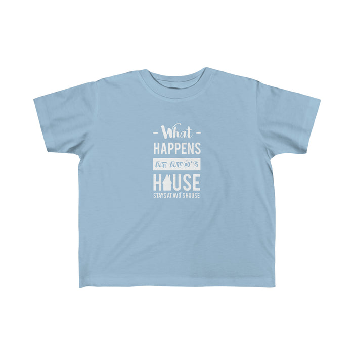 Toddler Size What Happens at Avó's House Tee (2T-5/6T)