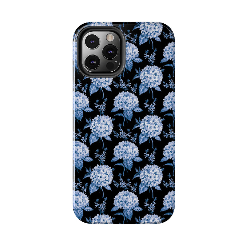 Hortênsias Black Portuguese Tile Phone Case (Apple)