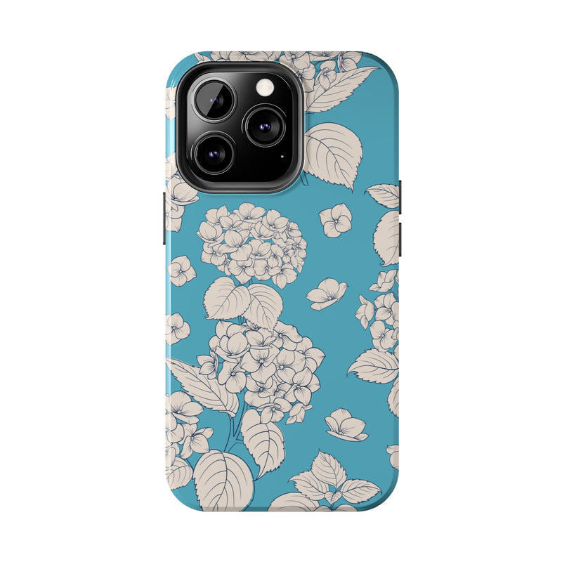Vintage Hydrangeas Phone Case (Apple)