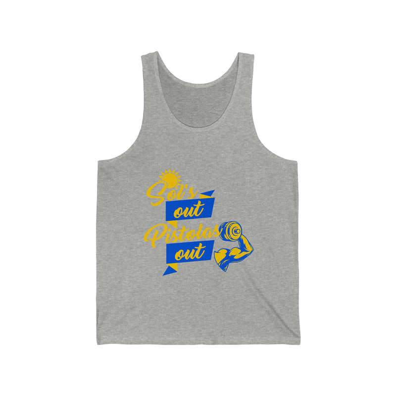 Sol's Out Pistola's Out Tank Top - Shopportuguese.com  