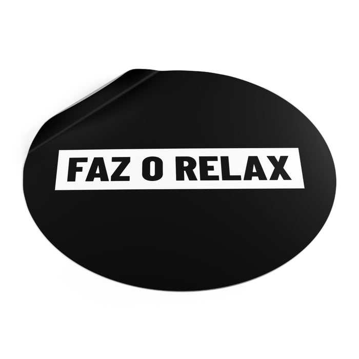 Faz O Relax Vinyl Sticker - Shopportuguese.com  