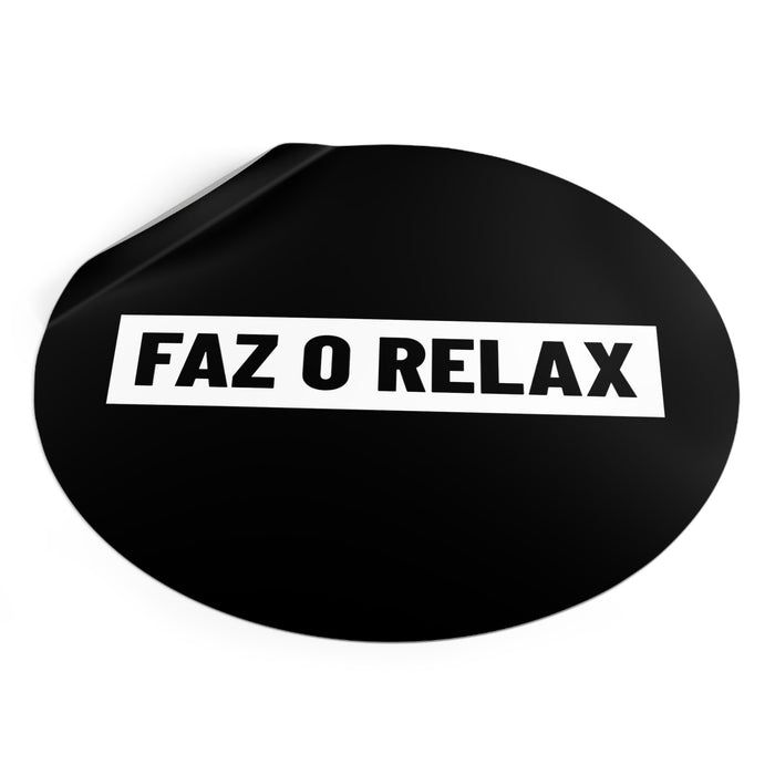 Faz O Relax Vinyl Sticker - Shopportuguese.com  