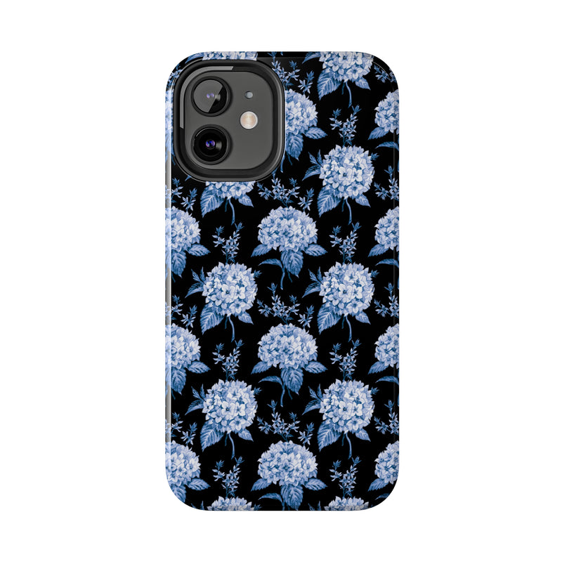 Hortênsias Black Portuguese Tile Phone Case (Apple)