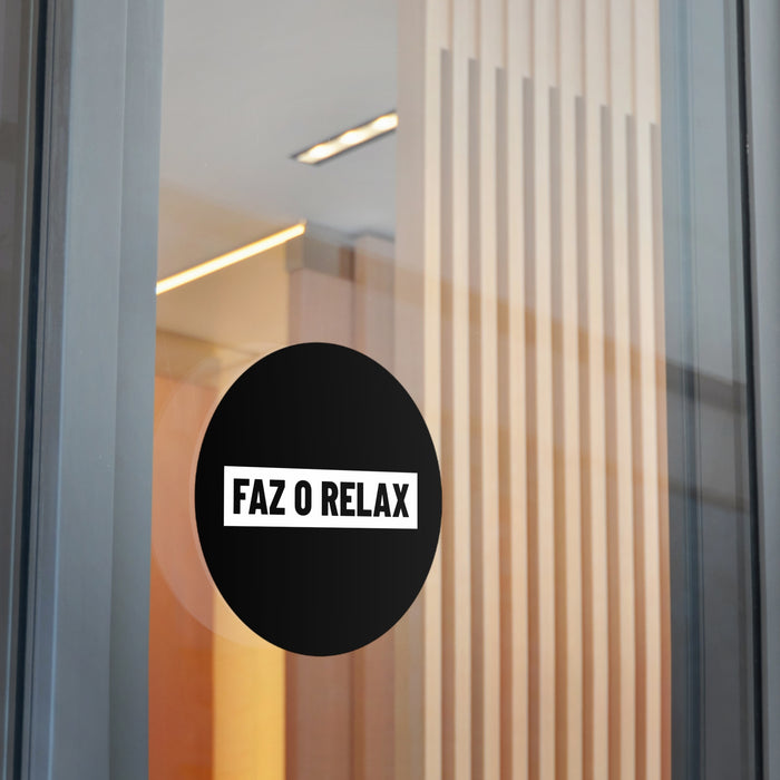 Faz O Relax Vinyl Sticker - Shopportuguese.com  