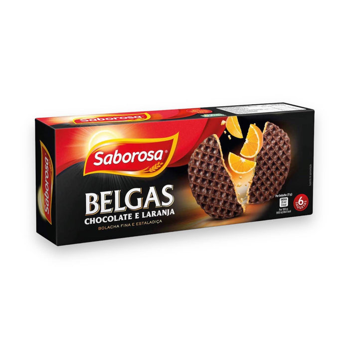 Belgas - Chocolate & Orange  Butter Waffle Biscuit