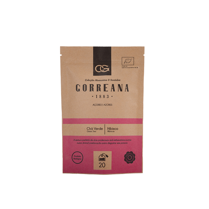 Gorreana Green Tea with Hibiscus (Hibisco)