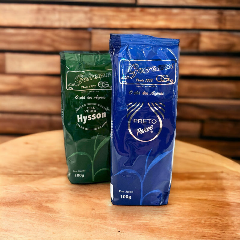 Chá Gorreana Loose Tea Leaves (Black or Green) (2-Pack)