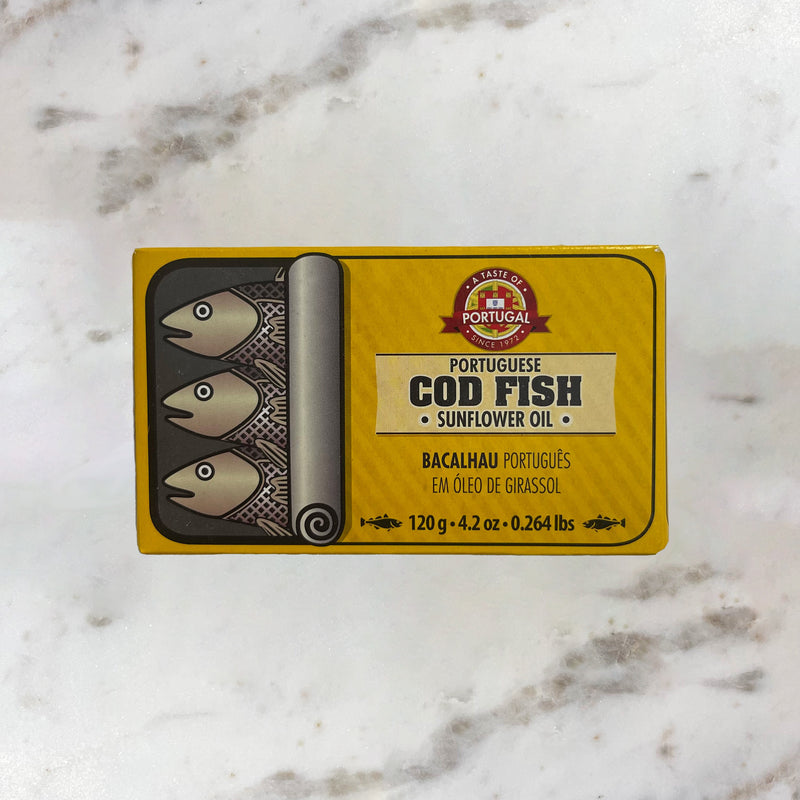 Portuguese Codfish in Sunflower Oil by A Taste of Portugal - Shopportuguese.com  