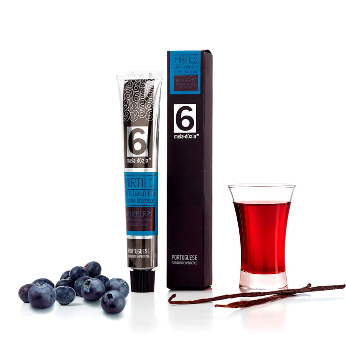 Blueberry Extra Jam with Vanilla and Liqueur Wine - meia.dúzia®