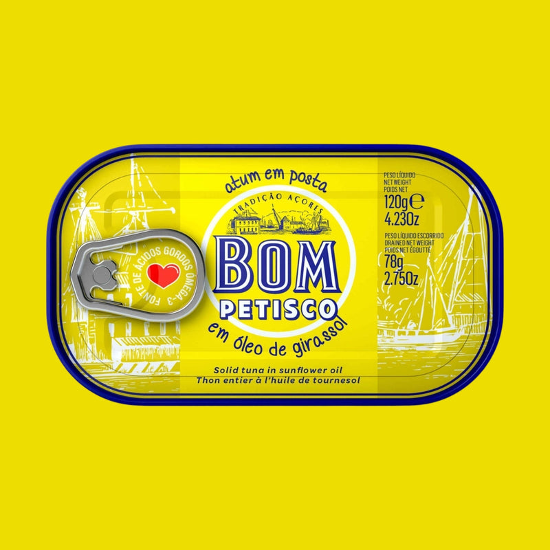 Bom Petisco - Tuna in Vegetable Oil (Óleo Vegetal)