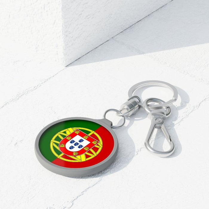 Portugal Flag Keyring Tag
