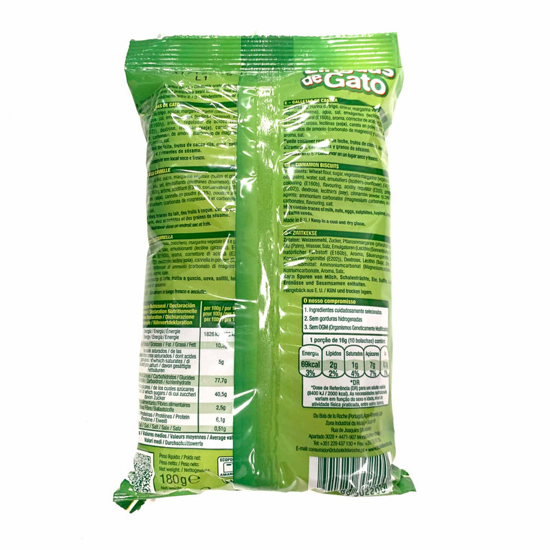 Linguas de Gato Cinnamon Cookies - Shopportuguese.com  