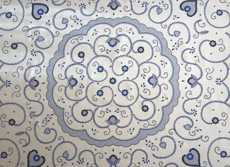Azulejo Inspired Tablecloth (59" x 59") - Shopportuguese.com  