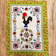 Barcelos Rooster Kitchen Towels (White w/ Colored Border) - Shopportuguese.com  