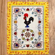 Barcelos Rooster Kitchen Towels (White w/ Colored Border) - Shopportuguese.com  