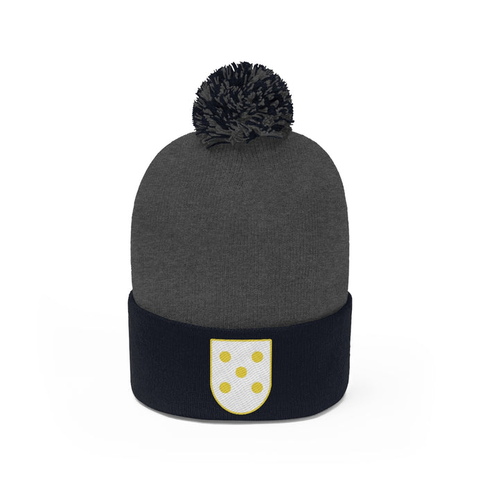 Portuguese Shield Pom Pom Beanie