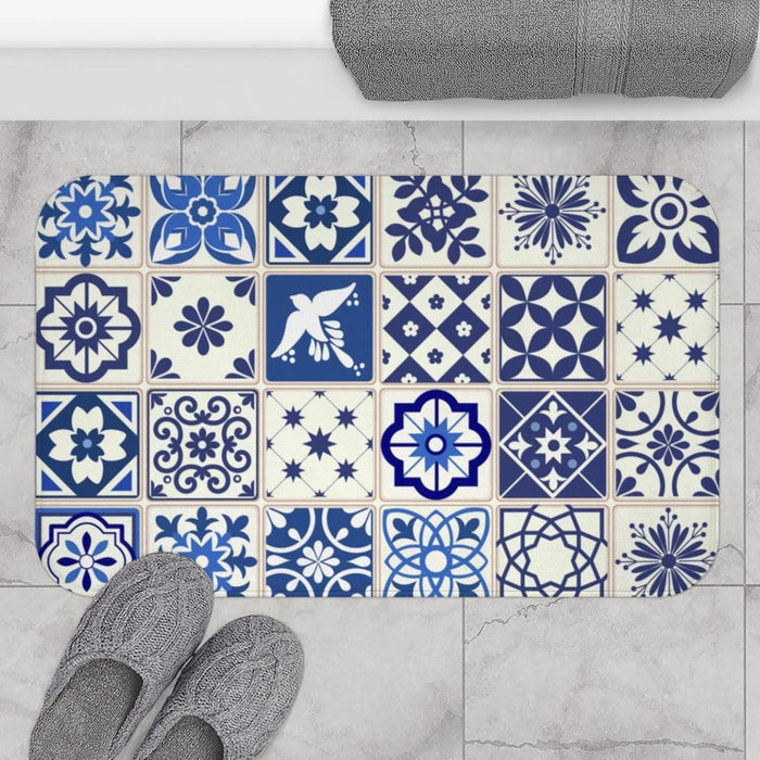 Portuguese Tiles Bath Mat