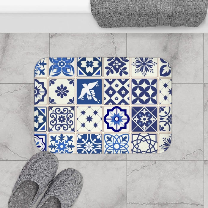Portuguese Tiles Bath Mat