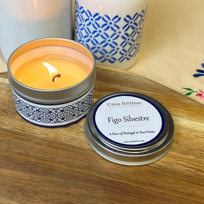 Figo Silvestre (Wild Fig) Aromatherapy Soy Wax Tin