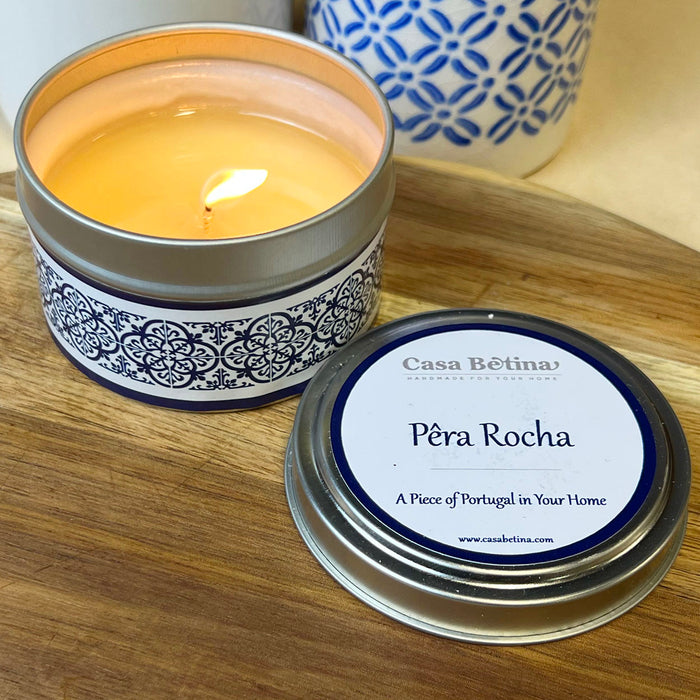 Pêra Rocha (Rock Pear) Aromatherapy Soy Wax Tin