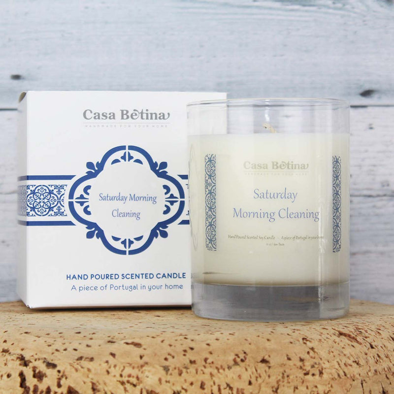 Saturday Morning Cleaning Aromatherapy Soy Wax Candle - Shopportuguese.com  