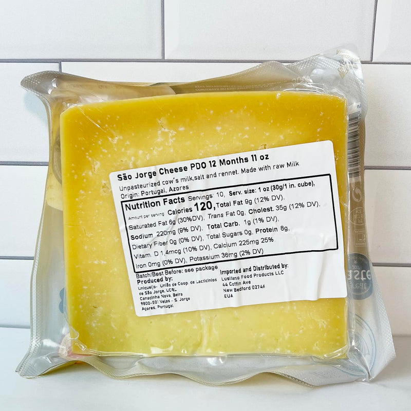 12 Month Aged São Jorge Cheese DOP