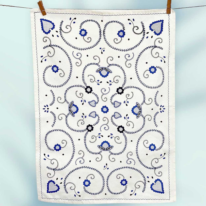 Azulejo Inspired Kitchen Towel - Shopportuguese.com  