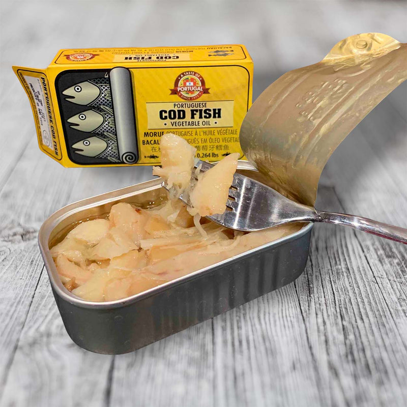 Portuguese Codfish in Sunflower Oil by A Taste of Portugal - Shopportuguese.com  